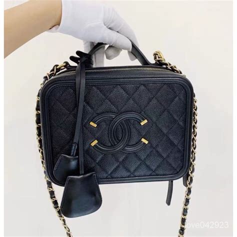 chanel vanity case經典色|香奈兒 vanity case.